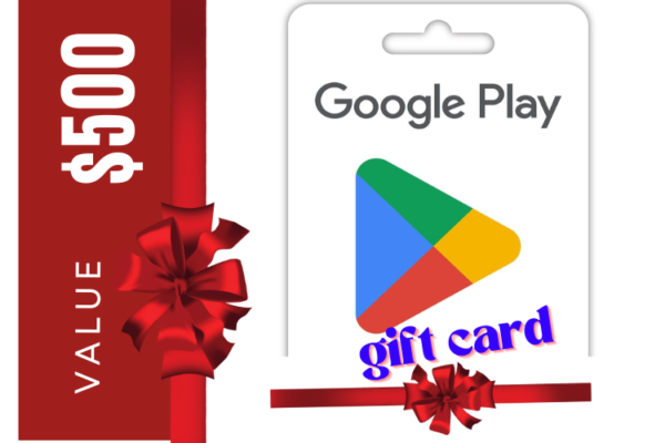 Google Play Gift Card 500$