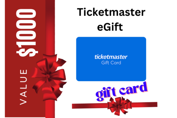 Ticketmaster eGift Card 1000$