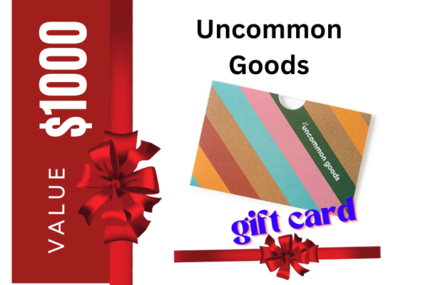 Uncommon Goods Gift Card 1000$